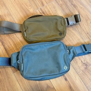 Lululemon belt bags large and small